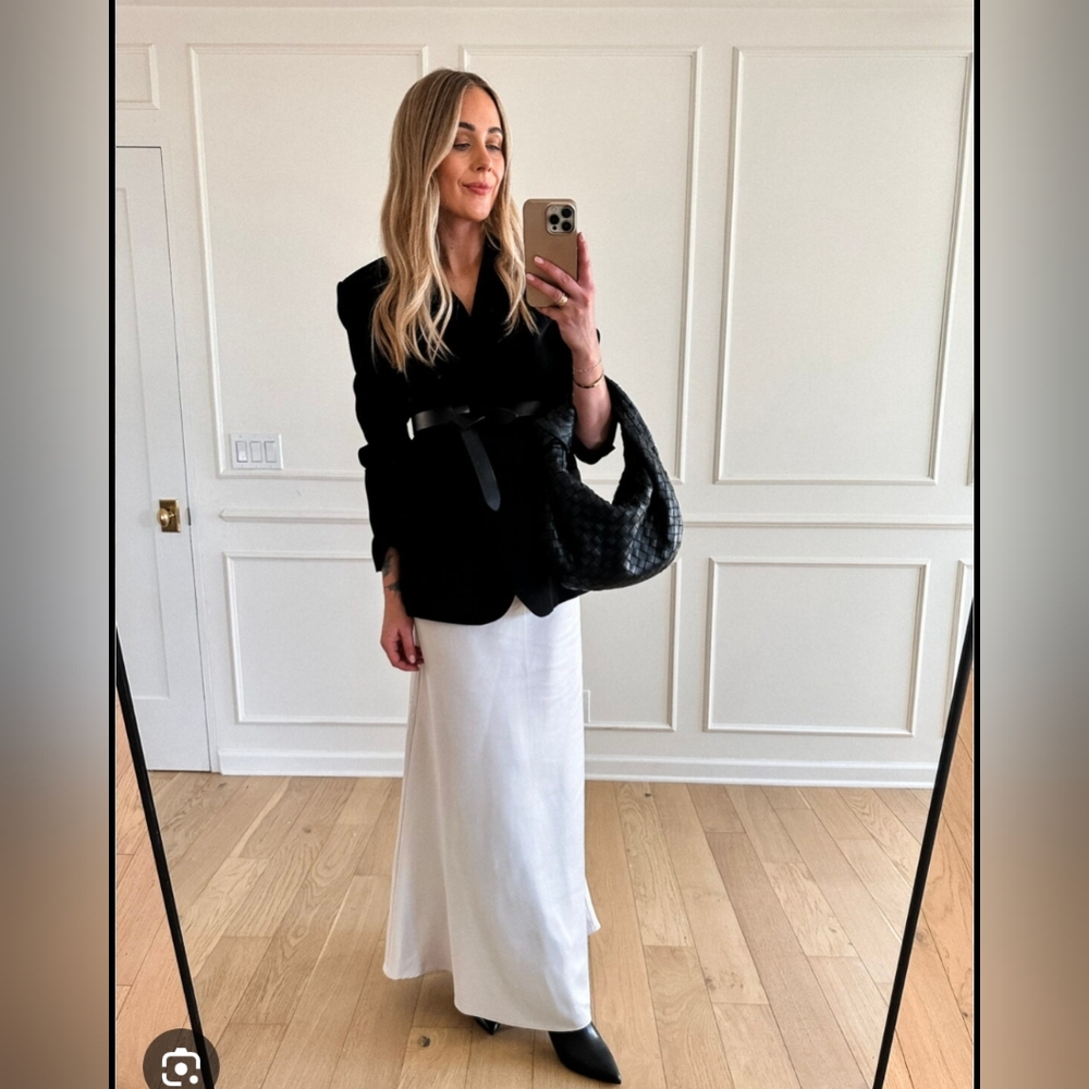 NWT Mayson The Label Satin Maxi Skirt